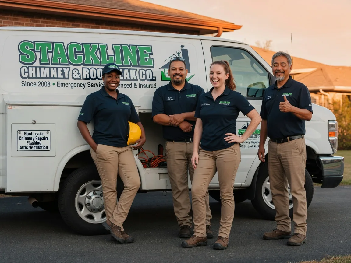 Chimney flashing repair company in Greenbush, VA
